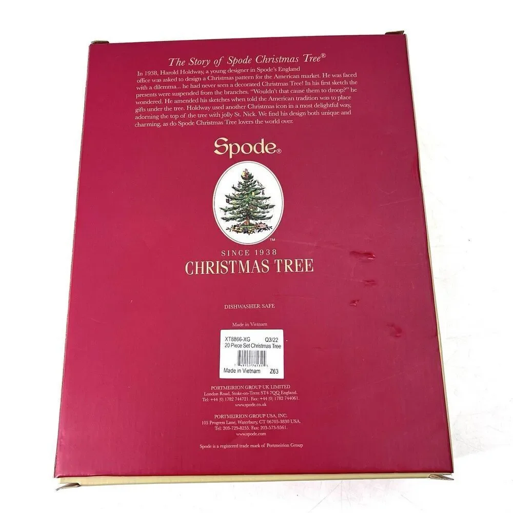 Spode CHRISTMAS TREE 20 Piece Flatware Set - Service for 4